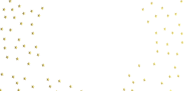 Altın Yıldız Konfeti Kutlama İçin Beyaz Arkaplana Dağılmış