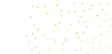 Kutlama ve Neşe İçin Beyaz Arkaplanda Parlayan Altın Yıldızlar