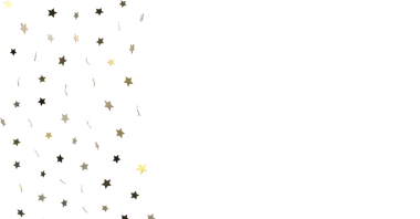 Kutlama için Beyaz Arkaplanda Altın Yıldız Konfeti