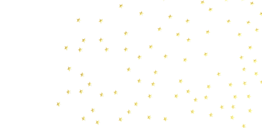 Beyaz Arkaplanda Altın Yıldız Konfeti: Soyut Kutlama Kutlaması