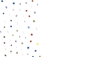 Dekorasyon için Beyaz Arkaplanda Düşen Soyut Renkli Yıldızlar