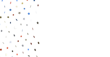 Renkli yıldızlar konfeti arka planı beyaz, parti dekorasyonu