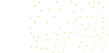 Beyaz Arkaplanda Altın Yıldız Konfeti: Kutlama ve Dekor