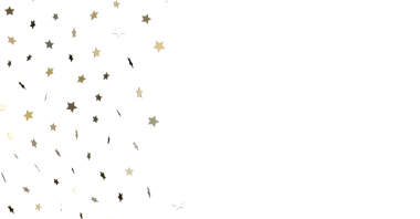 Beyaz Arkaplanda Altın Yıldız Konfeti: Soyut Kutlama Kutlaması