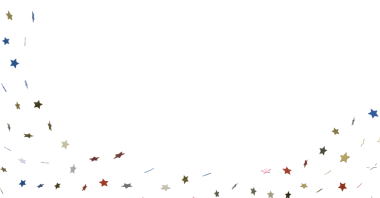 Soyut yıldız arkaplanı. Düşen, renkli, şenlikli konfeti