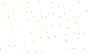 Beyaz arka planda altın yıldız konfetisi, kutlama konsepti
