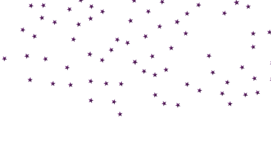 Beyaz Arkaplanda Mor Yıldız Deseni: Dekoratif Tasarım