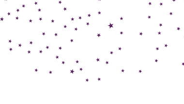 Dekorasyon ve Tasarım için Beyaz Arkaplanda Mor Yıldız Deseni