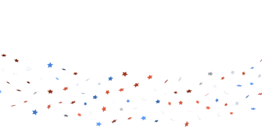 Kırmızı Beyaz Mavi Yıldızlı Arkaplan, Bağımsızlık Günü Kutlaması