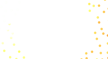 Tasarım için beyaz arkaplana dağılmış soyut sarı noktalar