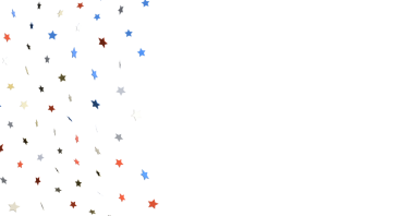 Renkli Yıldız Konfeti Dekorasyon İçin Beyaz Arkaplanda Düşüyor