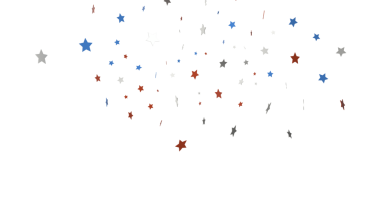 Kırmızı Beyaz ve Mavi Yıldızlar, Bağımsızlık Günü, Kutlama, Vatanseverlik, Soyut