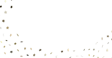 Beyaz Arkaplanda Altın Yıldız Konfeti: Kutlama Kavramı