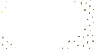 Kutlama için Beyaz Arkaplanda Altın Yıldız Konfeti Sınırı