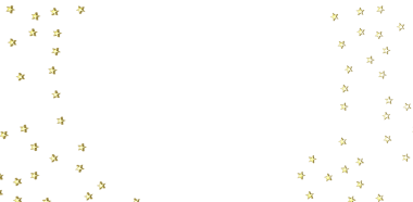 Kutlamalar ve Olaylar İçin Beyaz Arkaplanda Altın Yıldız Konfeti