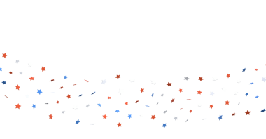 Amerikan Bağımsızlık Günü Renkleriyle Şenlikli Yıldızlar Şelalesi, Kutlama Konsepti