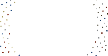 Kutlamalar için fotokopi alanı olan şenlikli yıldız konfeti arka planı