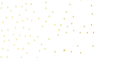 Beyaz Arkaplanda Altın Yıldız Konfeti: Kutlama ve Neşe