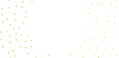 Kutlamalar için beyaz arka planda altın yıldız konfetisi