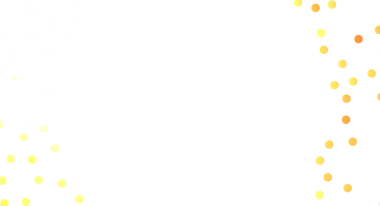 Tasarım için beyaz arkaplana dağılmış soyut sarı noktalar