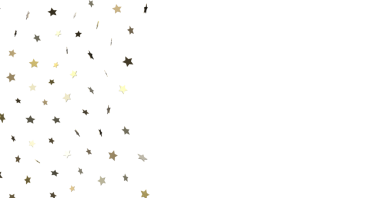 Beyaz Arkaplanda Altın Yıldız Konfeti: Kutlama ve Zarafet