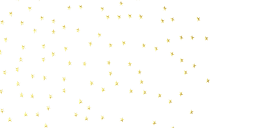 Beyaz Arkaplanda Altın Yıldız Konfeti: Kutlama ve Neşe