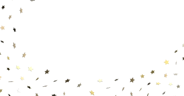 Beyaz Arkaplan, Kutlama ve Neşeli Yıldızlar Karşısında