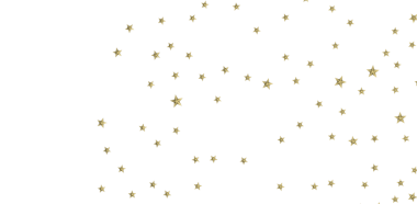 Kutlama için Beyaz Arkaplanda Altın Yıldız Konfeti