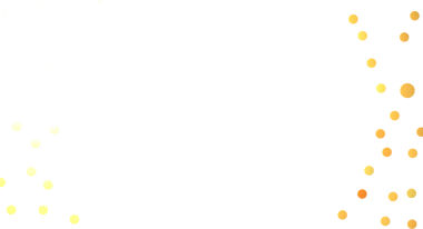 Tasarım için beyaz arkaplana dağılmış soyut sarı noktalar