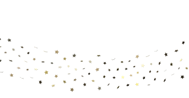 Düşen Altın Yıldızların Soyut Arkaplanı Beyaz Arkaplana Karşı