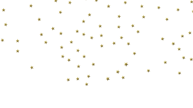 Altın Yıldız Konfeti Kutlama İçin Beyaz Arkaplanda Düşüyor