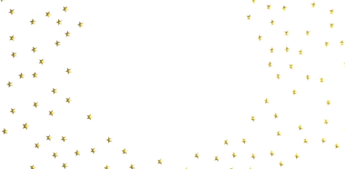 Kutlama ve Neşe İçin Beyaz Arkaplanda Altın Yıldız Konfeti