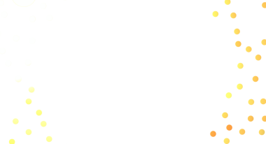 Beyaz arka plan tasarımına dağılmış soyut sarı noktalar