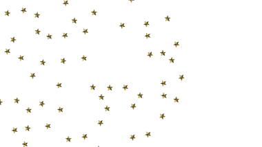 Beyaz Arkaplanda Altın Yıldızlar Serpiştirildi: Kutlama Kutlaması