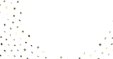 Beyaz Arkaplanda Altın Yıldız Konfeti: Soyut Kutlama Kutlaması