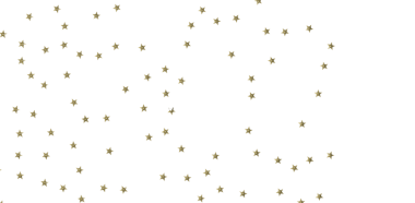 Beyaz Arkaplanda Altın Yıldız Konfeti: Kutlama Dekorasyonu