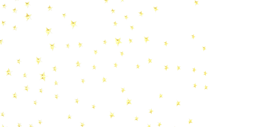 Beyaz arka plandaki altın yıldızlar şenlikli ambiyansı kutluyor