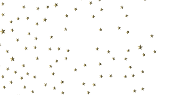 Beyaz Arkaplanda Altın Yıldız Konfeti: Kutlama Dekorasyonu