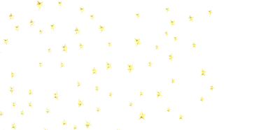 Şenlik tasarımı için beyaz zeminde yüzen altın yıldızlar