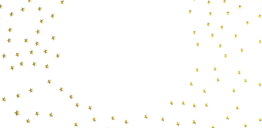 Beyaz Arkaplanda Altın Yıldız Konfeti: Kutlama Neşesi