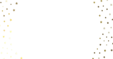 Beyaz Arkaplan Festivalinde Altın Yıldız Konfeti