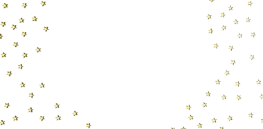 Altın Yıldız Konfeti Kutlama İçin Beyaz Arkaplanda Serpiştirildi