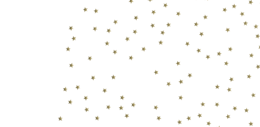 Kutlama için Beyaz Arkaplanda Parlayan Altın Yıldızlar
