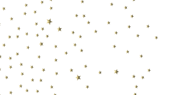 Beyaz Arkaplanda Altın Yıldız Konfeti: Kutlama Neşesi