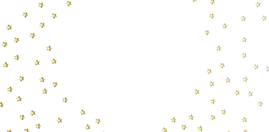 Tasarım için beyaz zemin üzerinde altın yıldız konfetisi