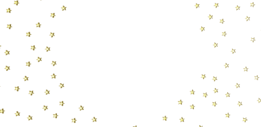 Beyaz Arkaplanda Altın Yıldız Konfeti: Kutlama Neşesi