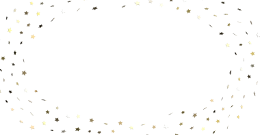 Kutlama veya Tasarım için Soyut Yıldızlı Oval Çerçeve Arkaplanı