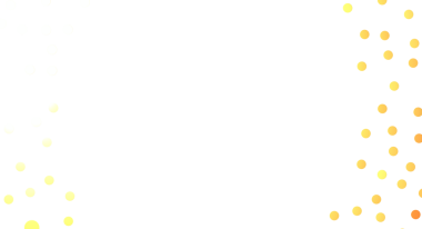 Beyaz alan üzerine dijital dizaynda ayrılmış soyut sarı noktalar