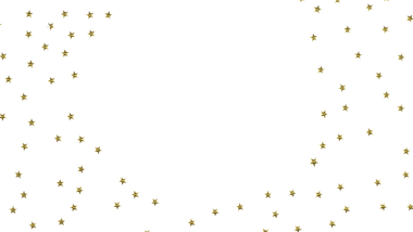 Kutlama Tasarımı İçin Beyaz Arkaplanda Altın Yıldız Konfeti