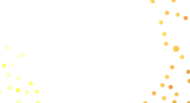 Beyaz arkaplan tasarımında soyut sarı noktalar bokeh